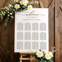 Minimalistisches elegantes Hochzeitszeichen