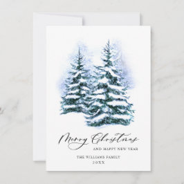 Minimalistisches Elegantes Pine Tree Weihnachten G