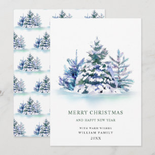 Minimalistisches Elegantes Pine Tree Weihnachten G