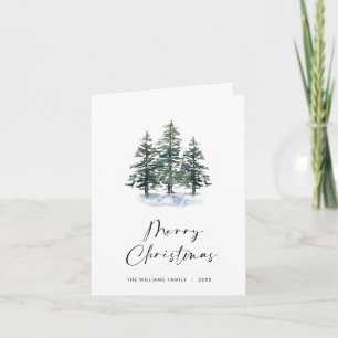 Minimalistisches Elegantes Pine Tree Weihnachten G