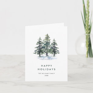 Minimalistisches Elegantes Pine Tree Weihnachten G