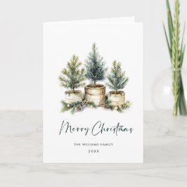 Minimalistisches Elegantes Pine Tree Weihnachten G