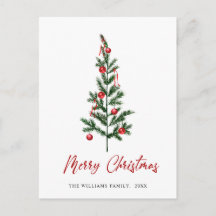 Minimalistisches Elegantes Pine Tree Weihnachten G