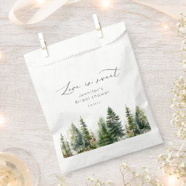 Minimalistisches, elegantes rustikales Brautparty Geschenktütchen