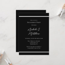 Minimalistisches Engagement in Schwarz und Weiß