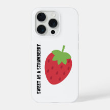 Minimalistisches Erdbeer-Muster-iPhone-Case