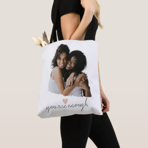 Minimalistisches Erröten - Sie sind genug - Tasche
