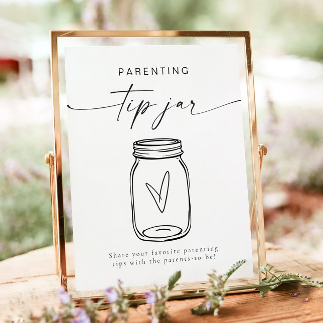 Minimalistisches Erziehungsspiel Tipp Jar und Ratg Poster (Von Creator hochgeladen)
