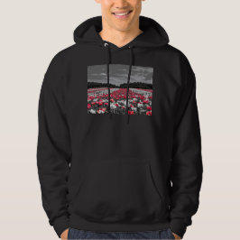 Minimalistisches Farbfoto für die Blume Hoodie