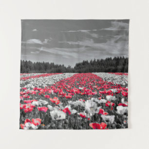 Minimalistisches Farbfoto für die Blume Wandteppich