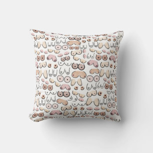 Minimalistisches feministisches Design Kissen
