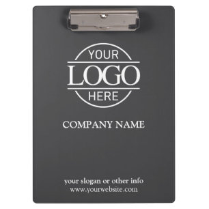 Minimalistisches Firmenlogo für Graue Unternehmen Klemmbrett