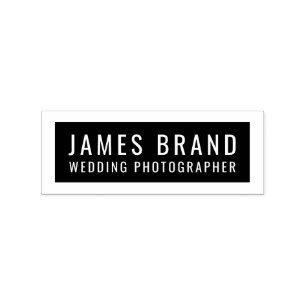 Minimalistisches Firmenlogo Gummistempel