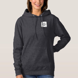 Minimalistisches Firmenlogo Hoodie
