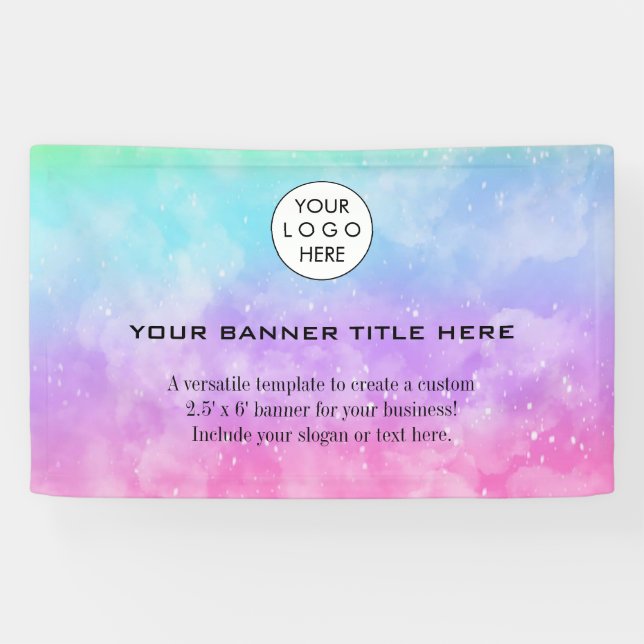 Minimalistisches Firmenlogo Modernes berufliches E Banner (Horizontal)