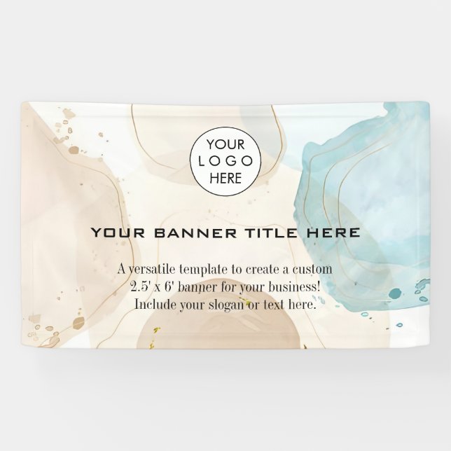 Minimalistisches Firmenlogo Modernes berufliches W Banner (Horizontal)