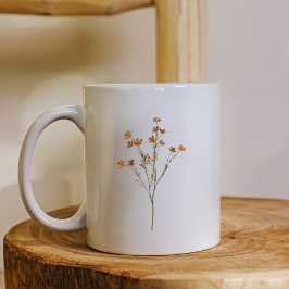 Minimalistisches Florales Natürlich Inspiriertes E Kaffeetasse