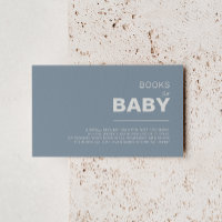 Minimalistisches formales Blue Baby Duschbuch