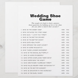 Minimalistisches formales Hochzeitsschuhspiel