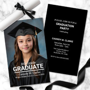 Minimalistisches Foto 8. Grad Grad Grad Grad Grad Visitenkarte