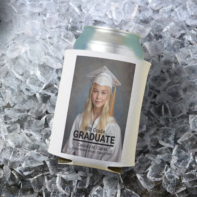 Minimalistisches Foto 8. Klasse Abschluss Dosenkühler (Von Creator hochgeladen)