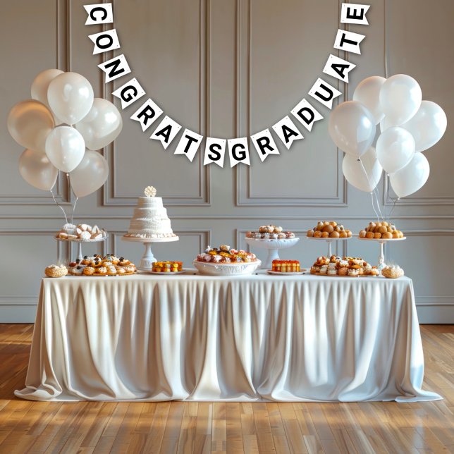 Minimalistisches Foto 8. Klasse Abschluss Jagd Wimpelkette (Von Creator hochgeladen)