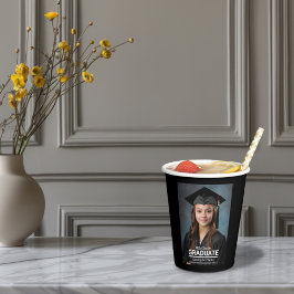 Minimalistisches Foto Abschluss 8. Klasse Pappbecher