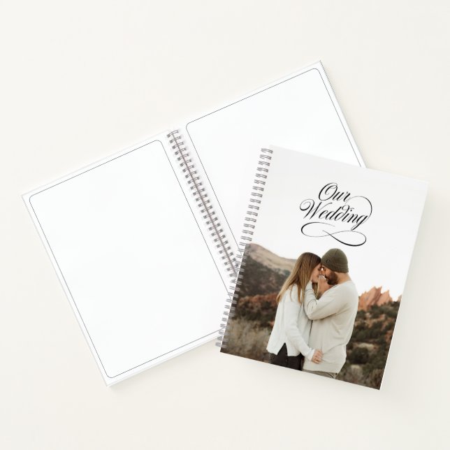 Minimalistisches Foto Budget Gästebuch Notizbuch (Innenseite)