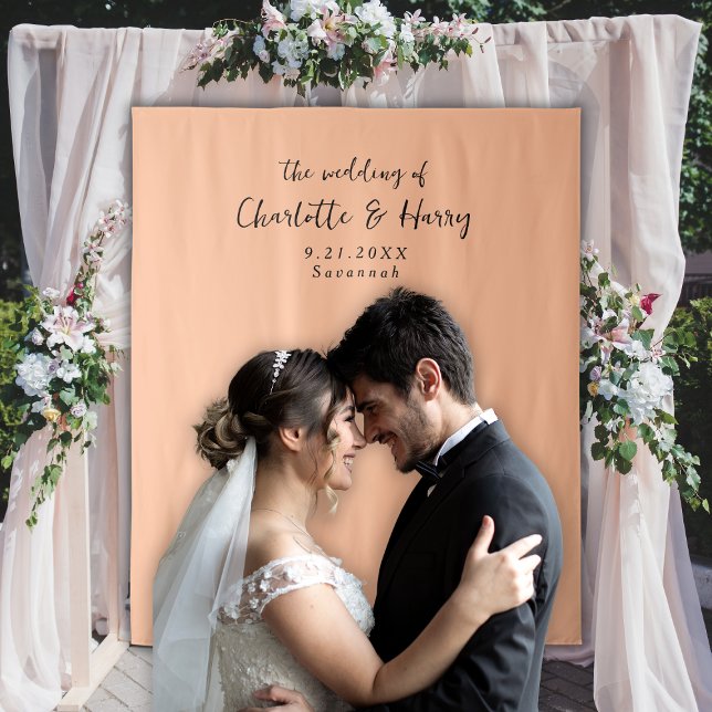 Minimalistisches Foto für moderne Weiße Hochzeit Wandteppich (Von Creator hochgeladen)