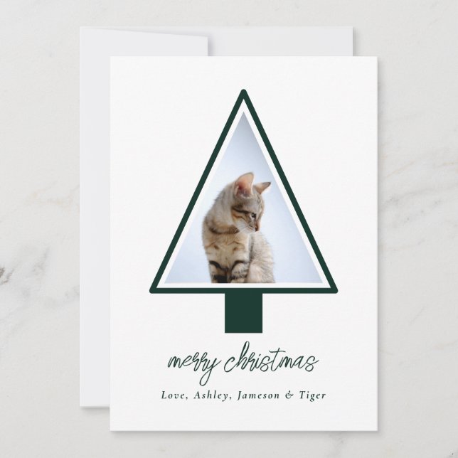 Minimalistisches Foto für Weihnachten (Vorderseite)