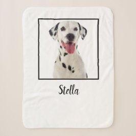 Minimalistisches Foto für Weißhunde Sherpadecke