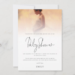 Minimalistisches Foto Overlay Kinderdusche Vielen Karte