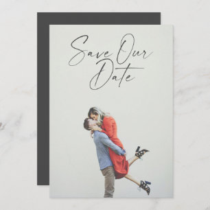 Minimalistisches Foto-Overlay Save The Date