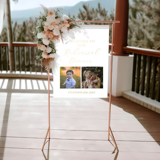 Minimalistisches Foto Probe Abendessen Begrüßungsz Foliendrucke (Von Creator hochgeladen)