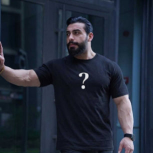 Minimalistisches Fragezeichen-Mysterium T-Shirt