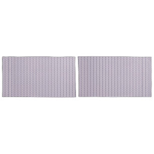 Minimalistisches französisch-lila violettes Strick Kissenbezug