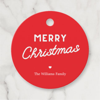 Minimalistisches ׳Frohe Weihnachten׳ individuelles Geschenkanhänger