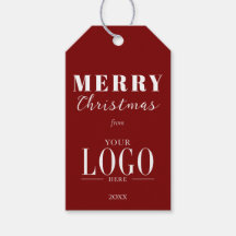 Minimalistisches Frohe Weihnachten Rot-Weiß-Firmen