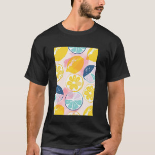 Minimalistisches Fruchtmuster Kunst, Dichtung und T-Shirt