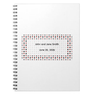 Minimalistisches Gästebuch zum Zeichnen von Karten Notizblock