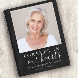 Minimalistisches Gästebuch zur Beerdigung Notizbuch