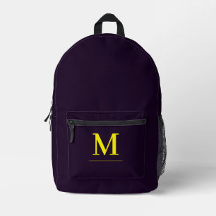 Minimalistisches gelbes elegantes anspruchsvolles bedruckter rucksack