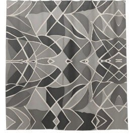 Minimalistisches geometrisches Elegant Duschvorhang
