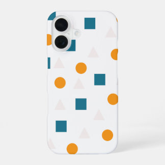 Minimalistisches geometrisches Muster iPhone-Hülle iPhone 16 Hülle
