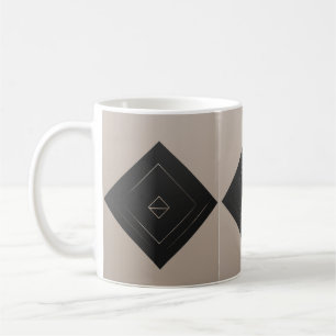 minimalistisches geometrisches Tasse