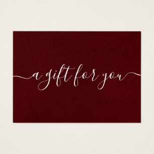 Minimalistisches Geschenkzertifikat für kleine Unt