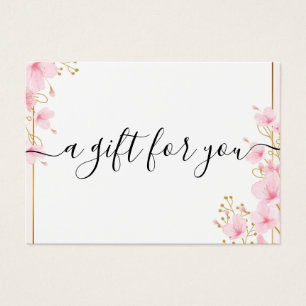 Minimalistisches Geschenkzertifikat für kleine Unt