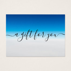 Minimalistisches Geschenkzertifikat für kleine Unt