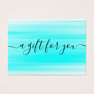 Minimalistisches Geschenkzertifikat für kleine Unt