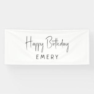 Minimalistisches Geschlechtsneutrales Alles Gute z Banner